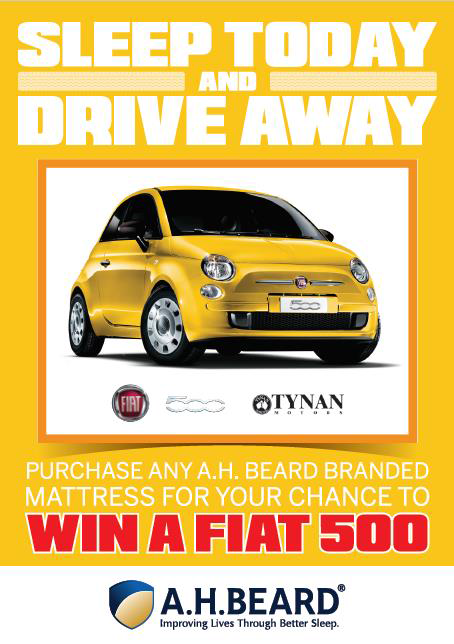 Win a Fiat 500 with AH Beard - Promotion 