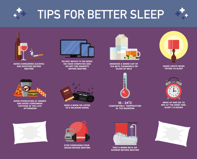 Top tips for better sleep