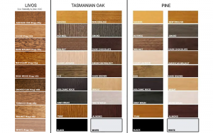 Bedworks Custom Timber Bed Colour Options